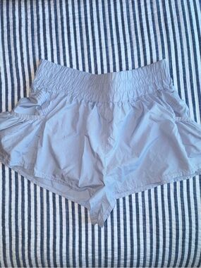 FP Movement by Free People “Get Your Flirt On” Blue Athletic Shorts